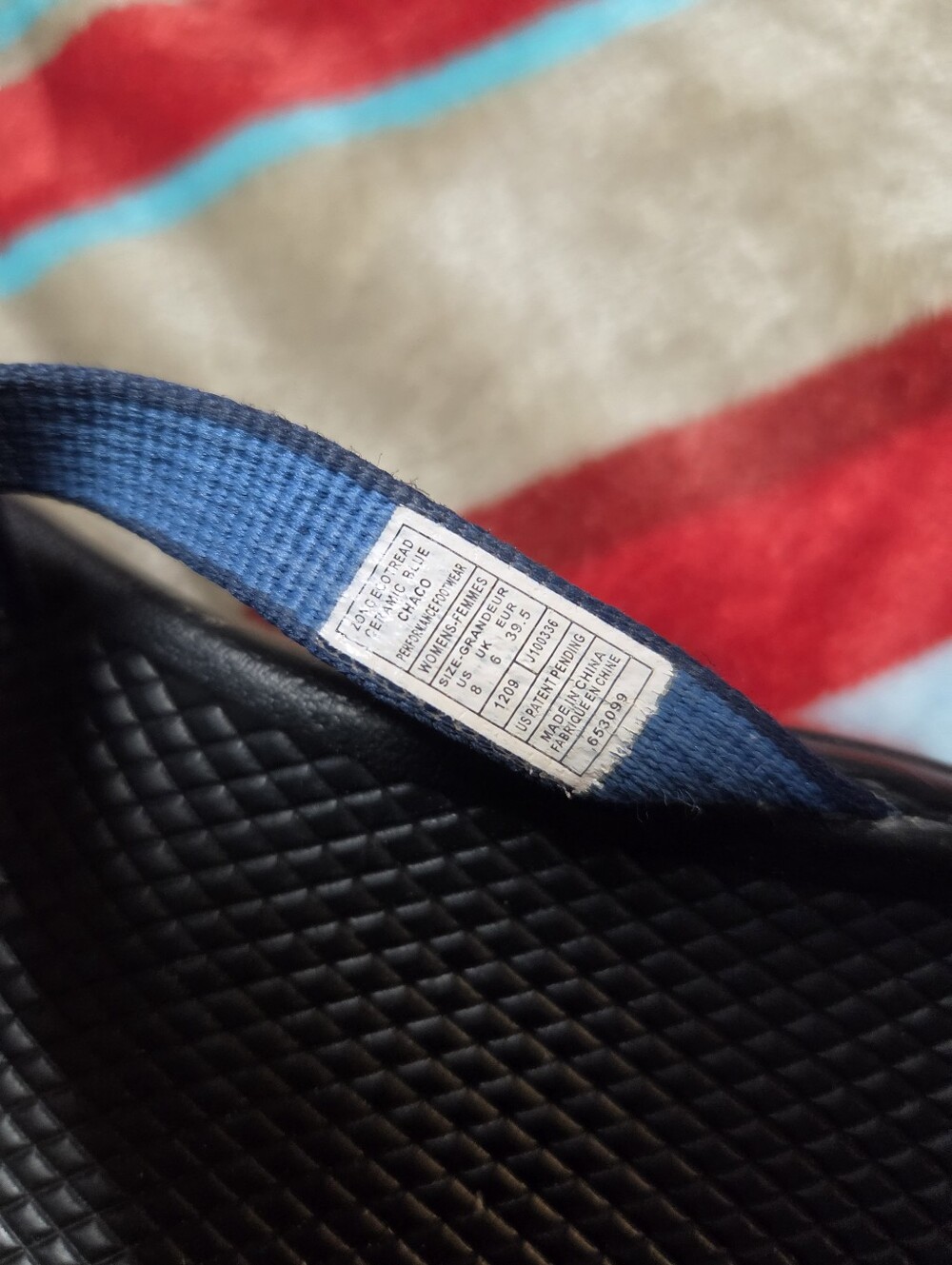 Chaco Z1 ceramic blue Unaweep strappy adjustable outdoor water sandals womens 8 - Picture 6 of 6